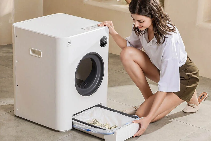 electronic cat litter